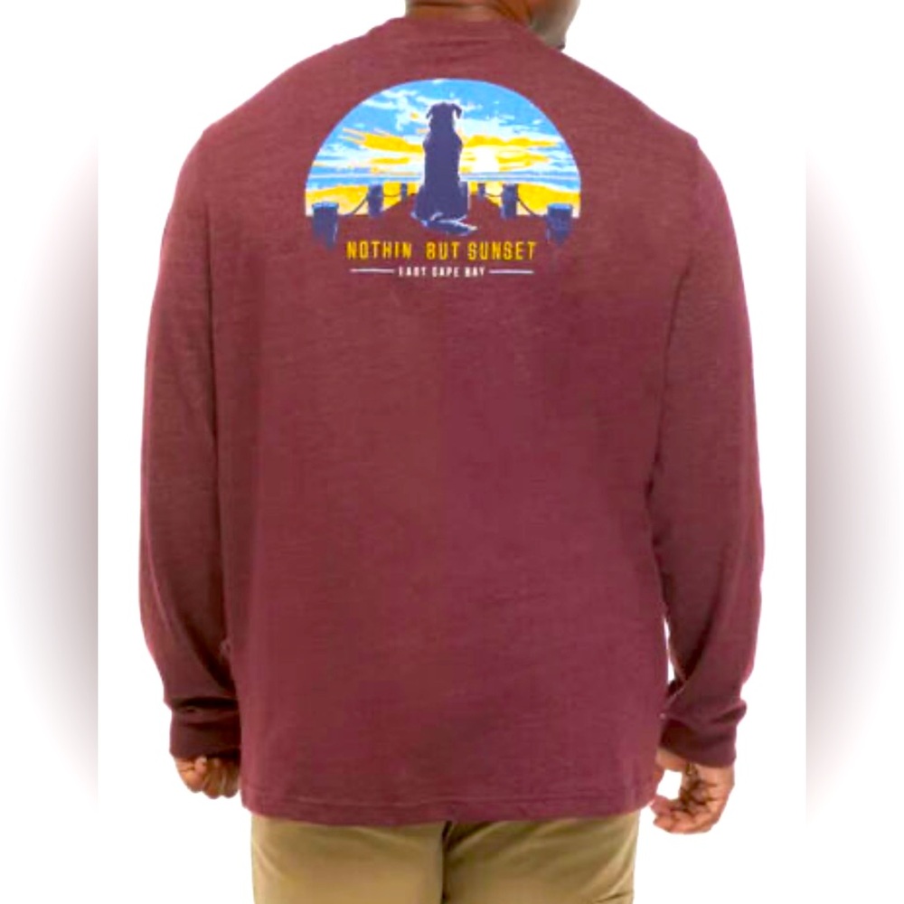 ❌SOLD❌Men's Izod Saltwater Relaxed Classics Big & Tall Long Sleeve Shirt 4XLT